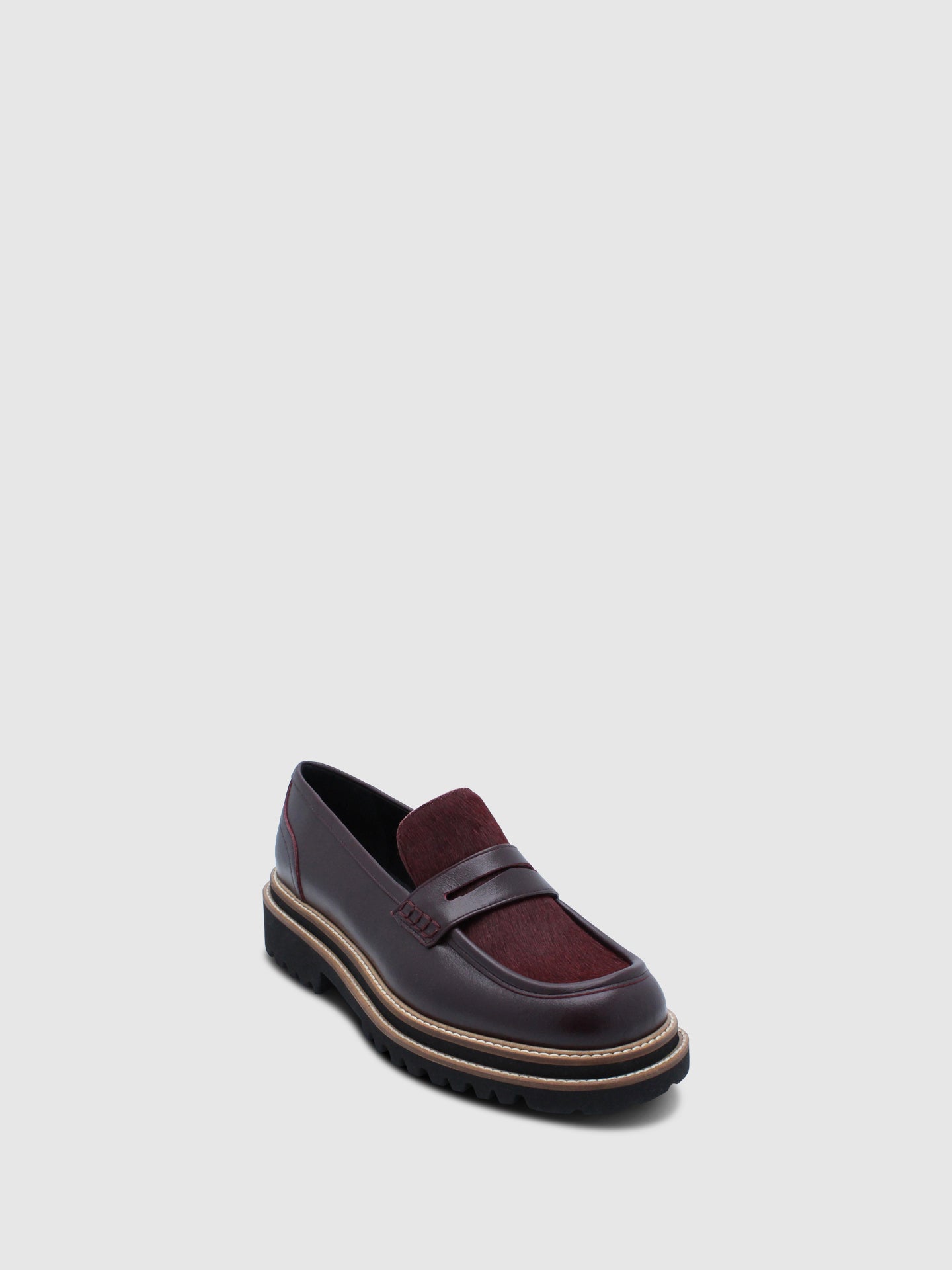 JJ Heitor Loafers Clássicos em Bordeaux