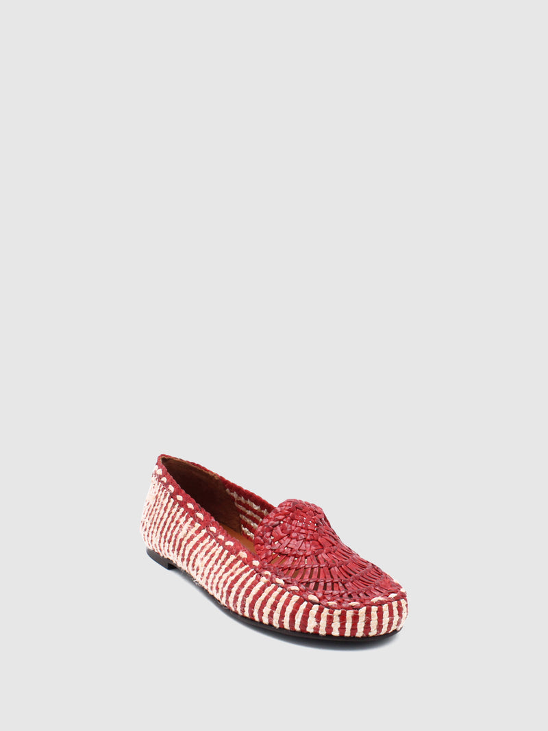 JJ Heitor Red Classic Loafers