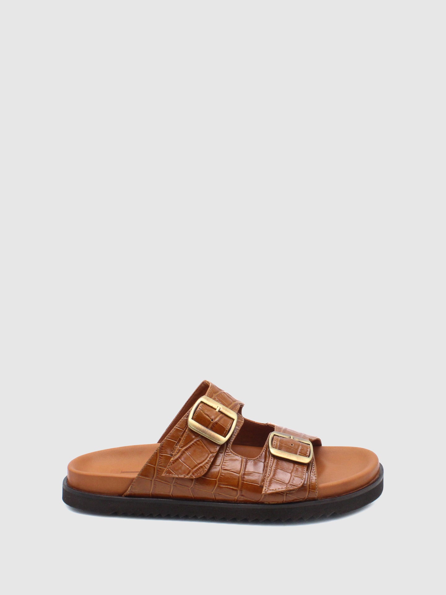 JJ Heitor Camel Open Slippers