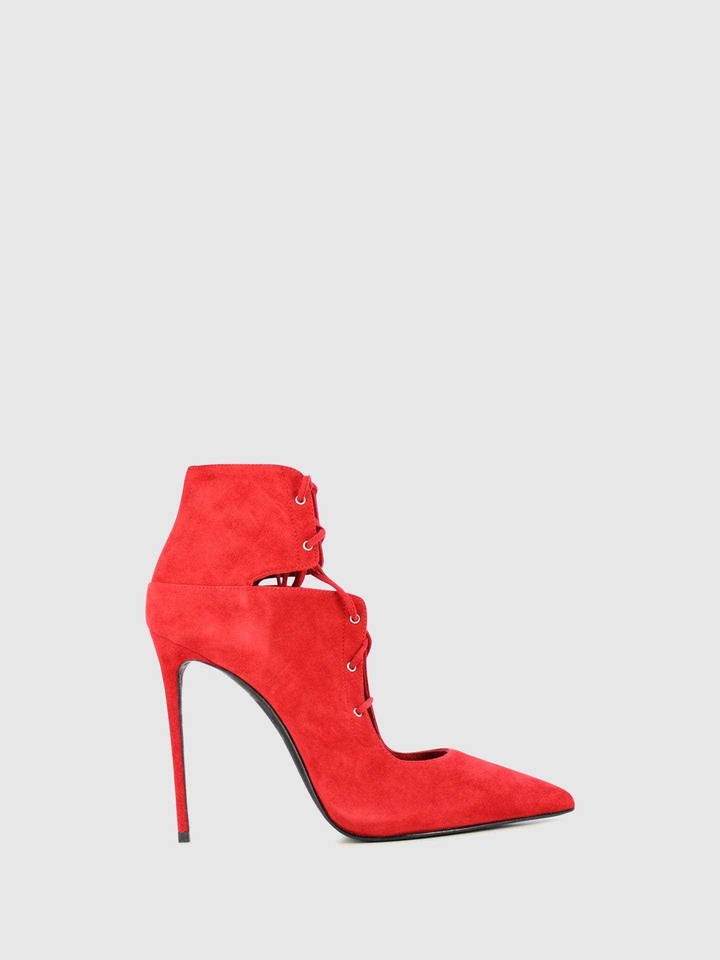 Le Silla Sapatos com Atacadores em Vermelho