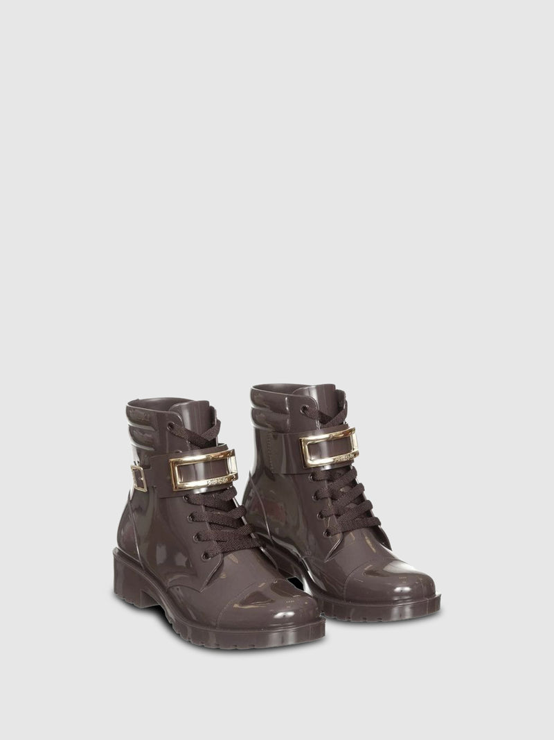 PARODI SHOES Botins com Atacadores 11/5644 Camel
