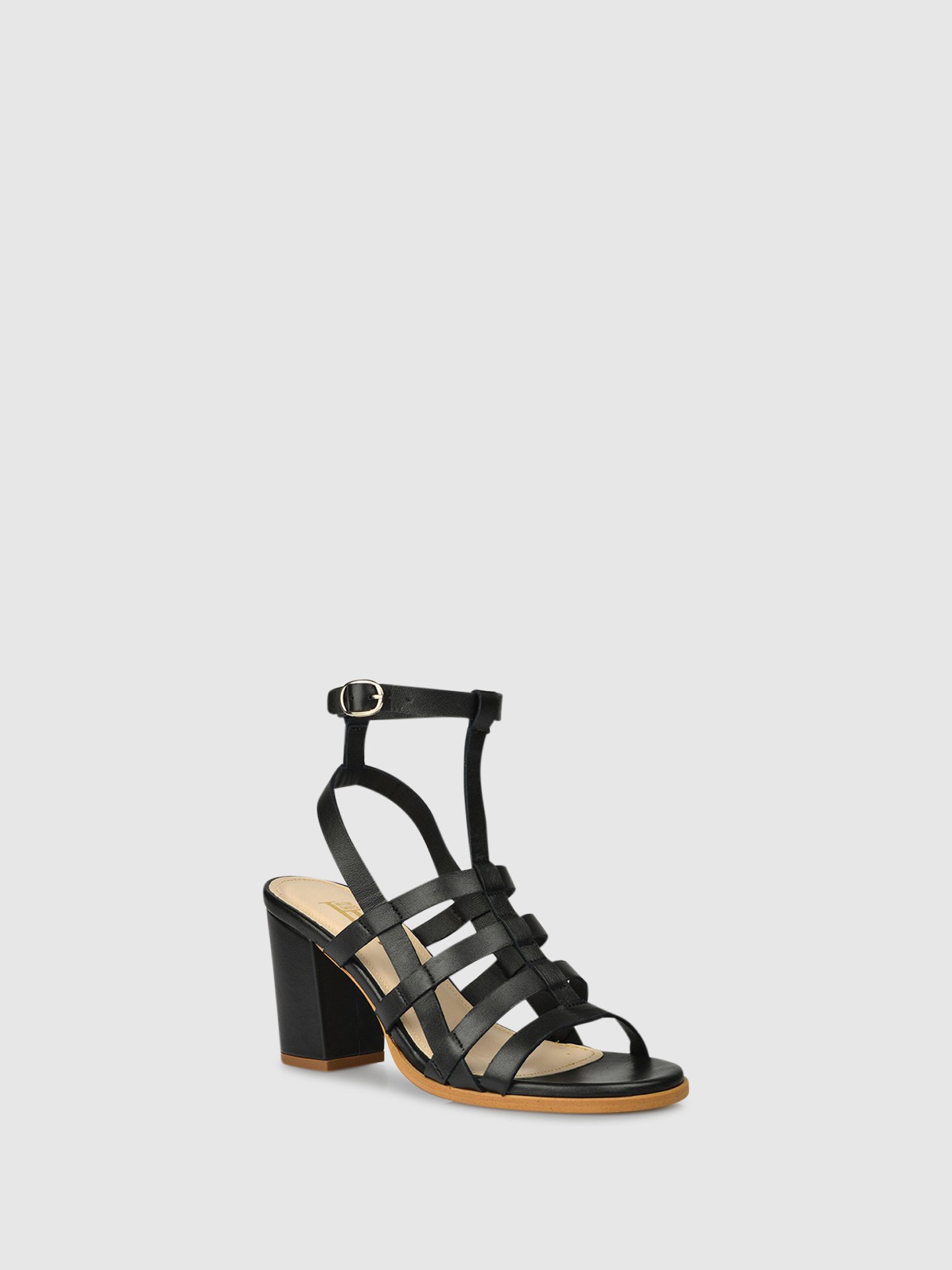 JJ Heitor Strappy Sandals F01P1 Black