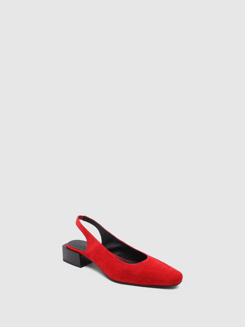 JJ Heitor Sapatos Clássicos em Vermelho