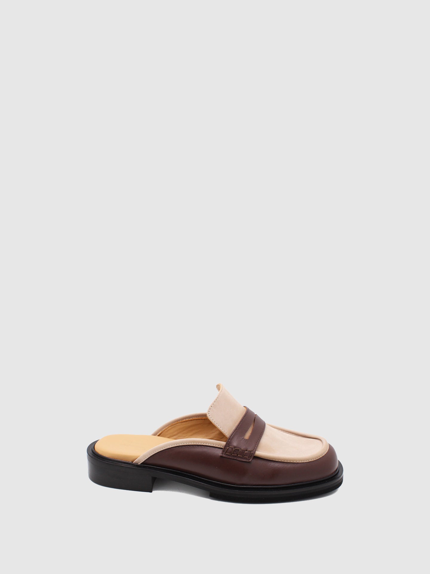 JJ Heitor Brown Sling-Back Mules