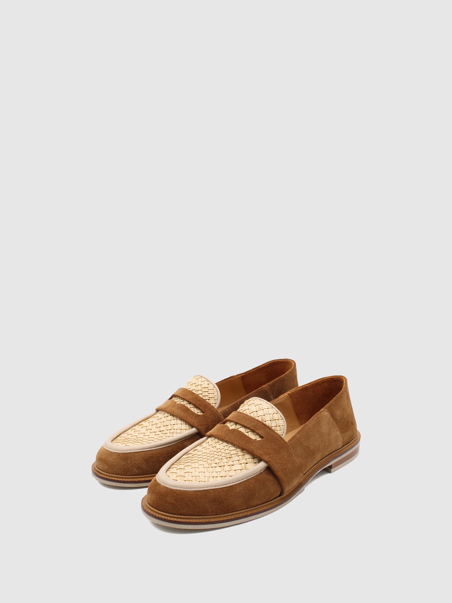 JJ Heitor Camel Loafers Shoes