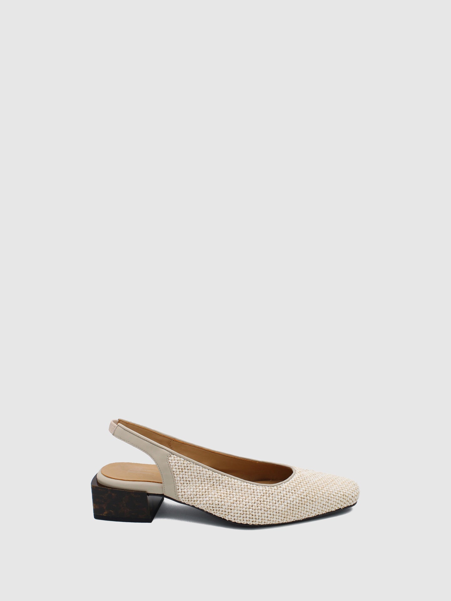JJ Heitor Beige Sling-Back Pumps Shoes