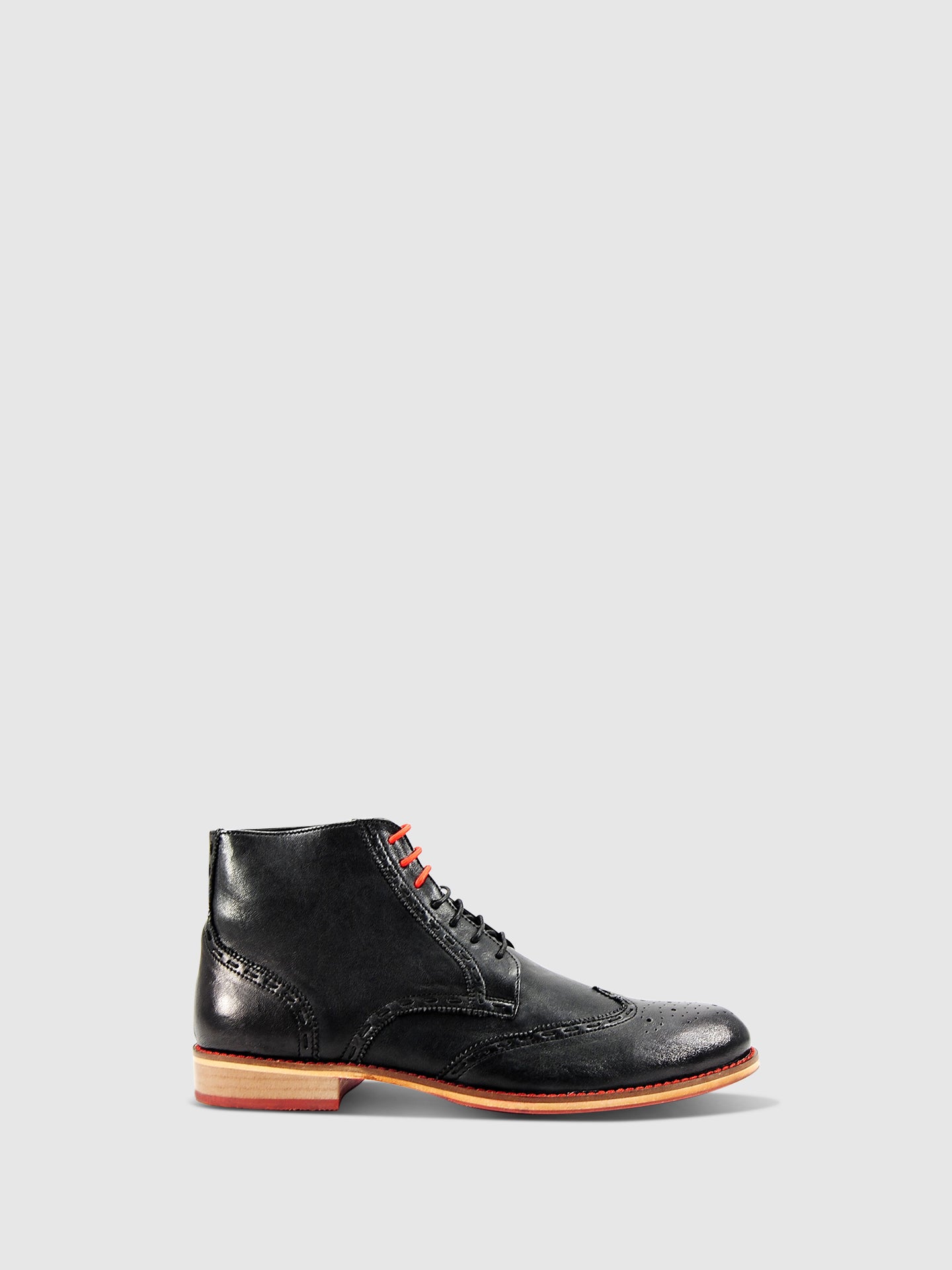 Parodi Milano Botins com Atacadores 59/DARIO Preto