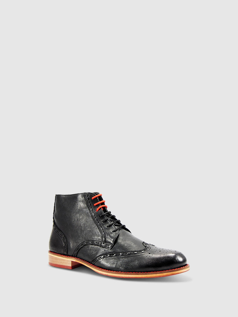 Parodi Milano Botins com Atacadores 59/DARIO Preto