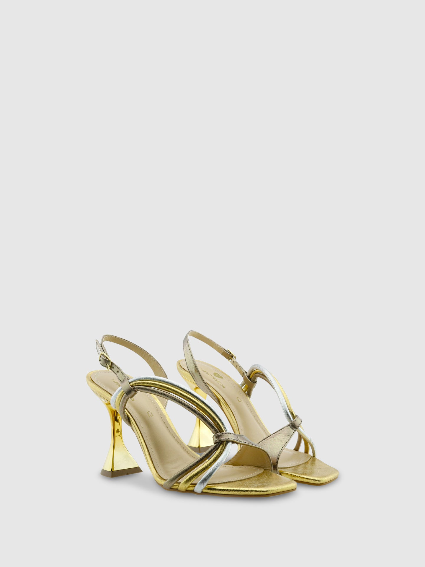 PARODI SHOES Sandálias de Salto 60/1597 Gold