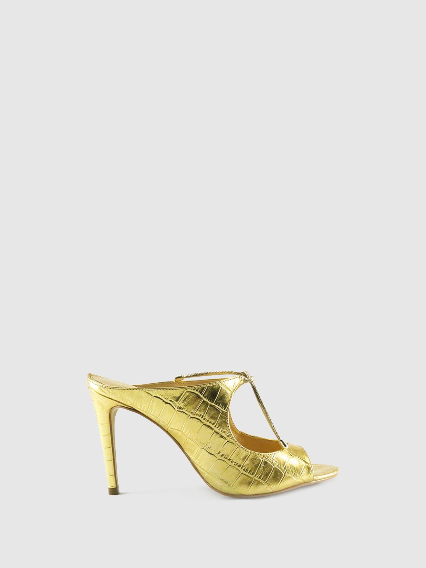 PARODI SHOES Mules Abertas à Frente 60/4502CROCO/PRAT Silver