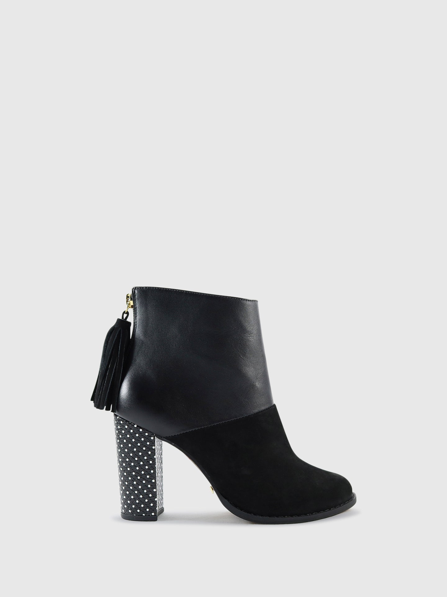 PARODI SHOES Botas com Ponta Redonda 60/9458 Preto