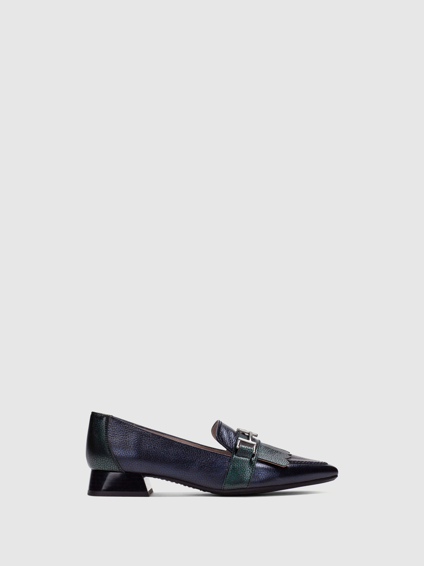 Hispanitas Sapatos com Apliques em Azul Marinho