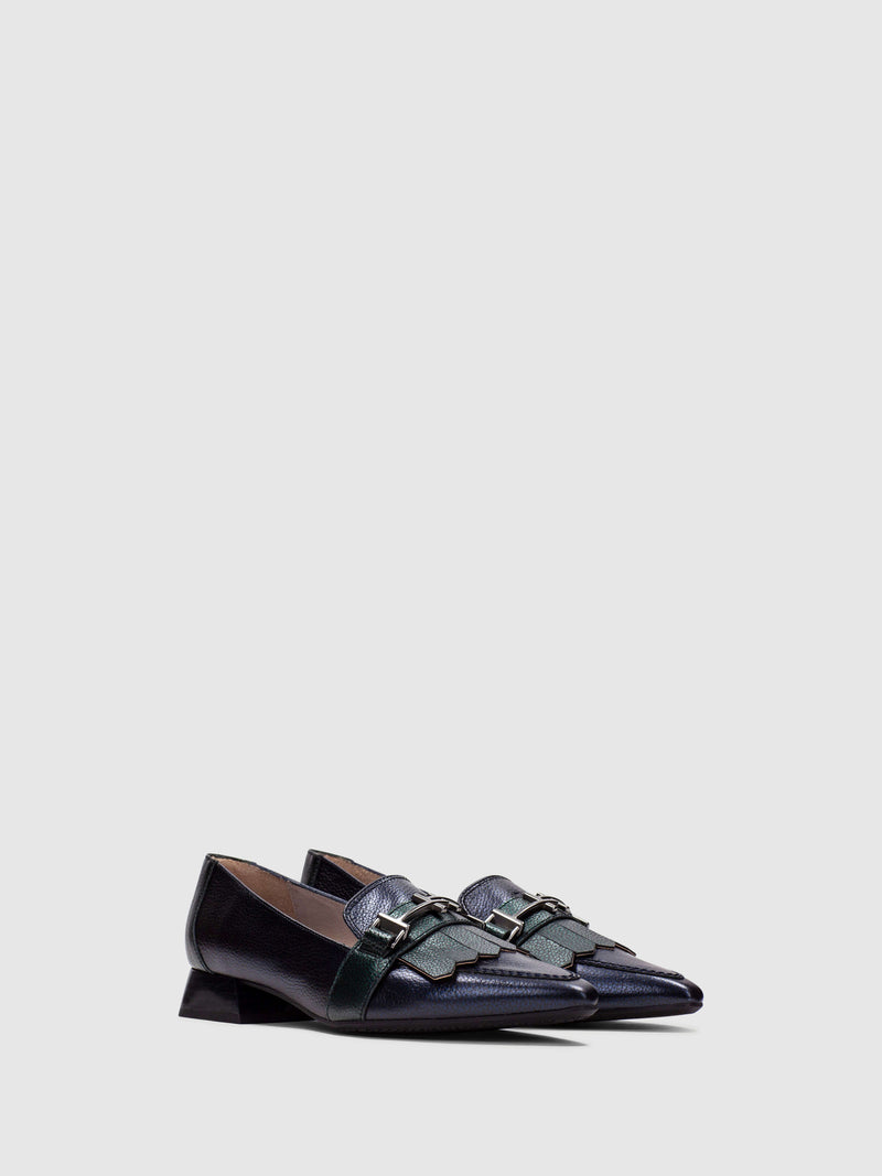 Hispanitas Sapatos com Apliques em Azul Marinho