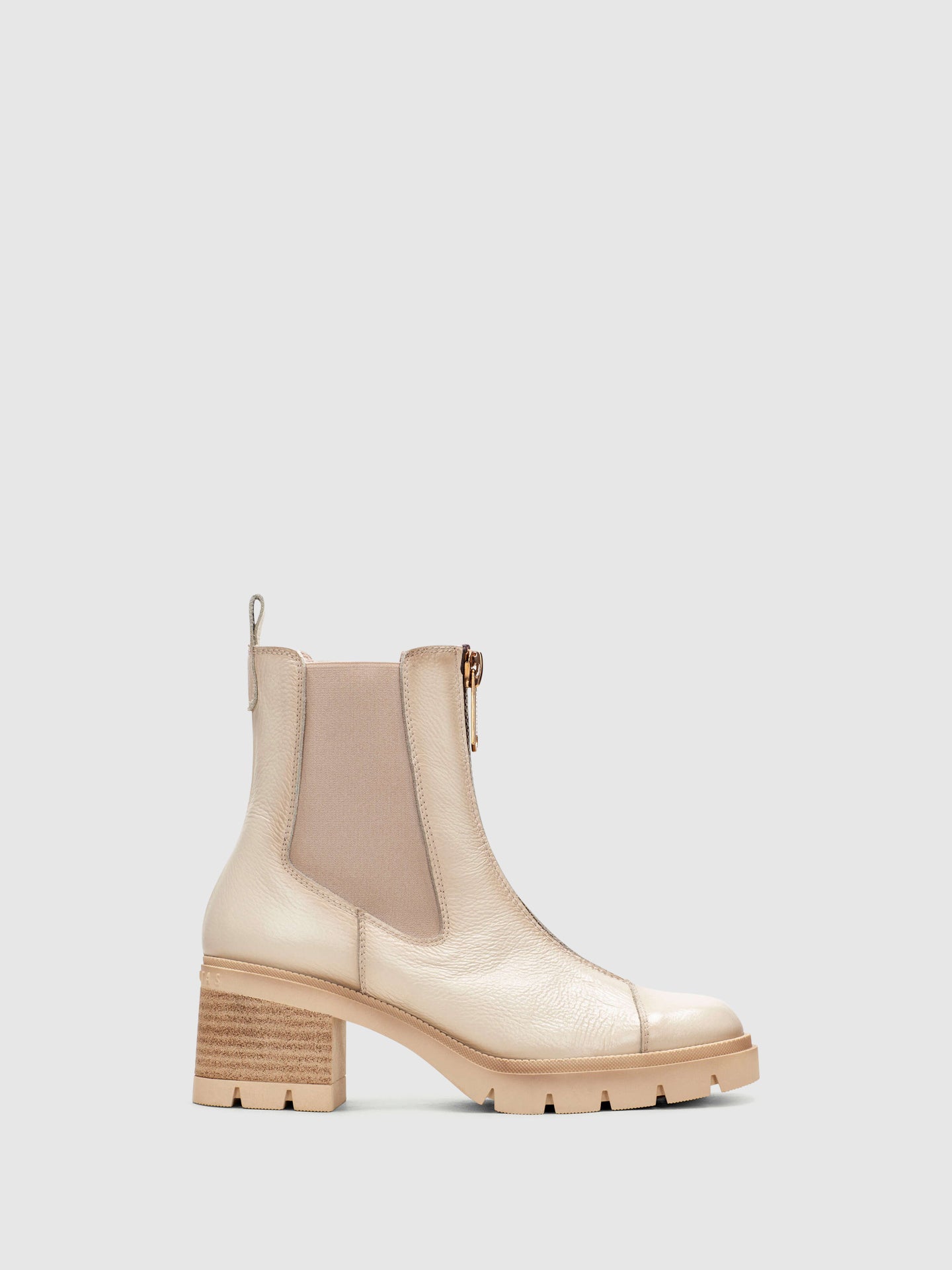 Hispanitas Botins com Fecho em Branco Cru