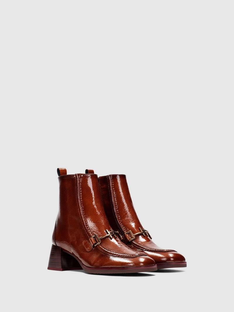 Hispanitas Botins com Fecho em Cuero