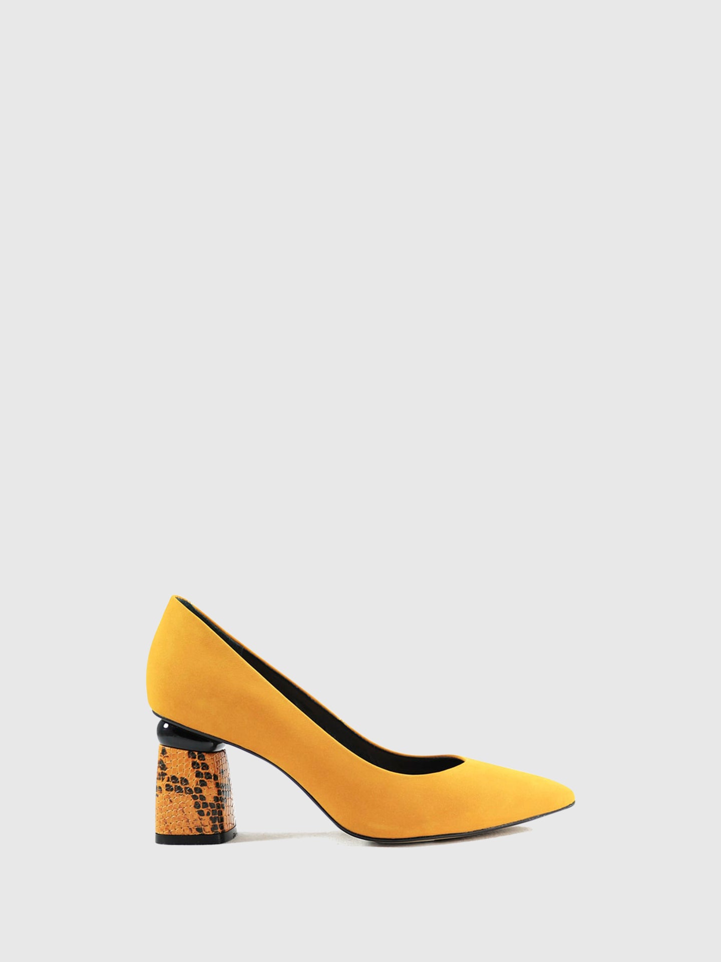 PARODI SHOES Sapatos de Salto Grosso 77/1580 Amarelo