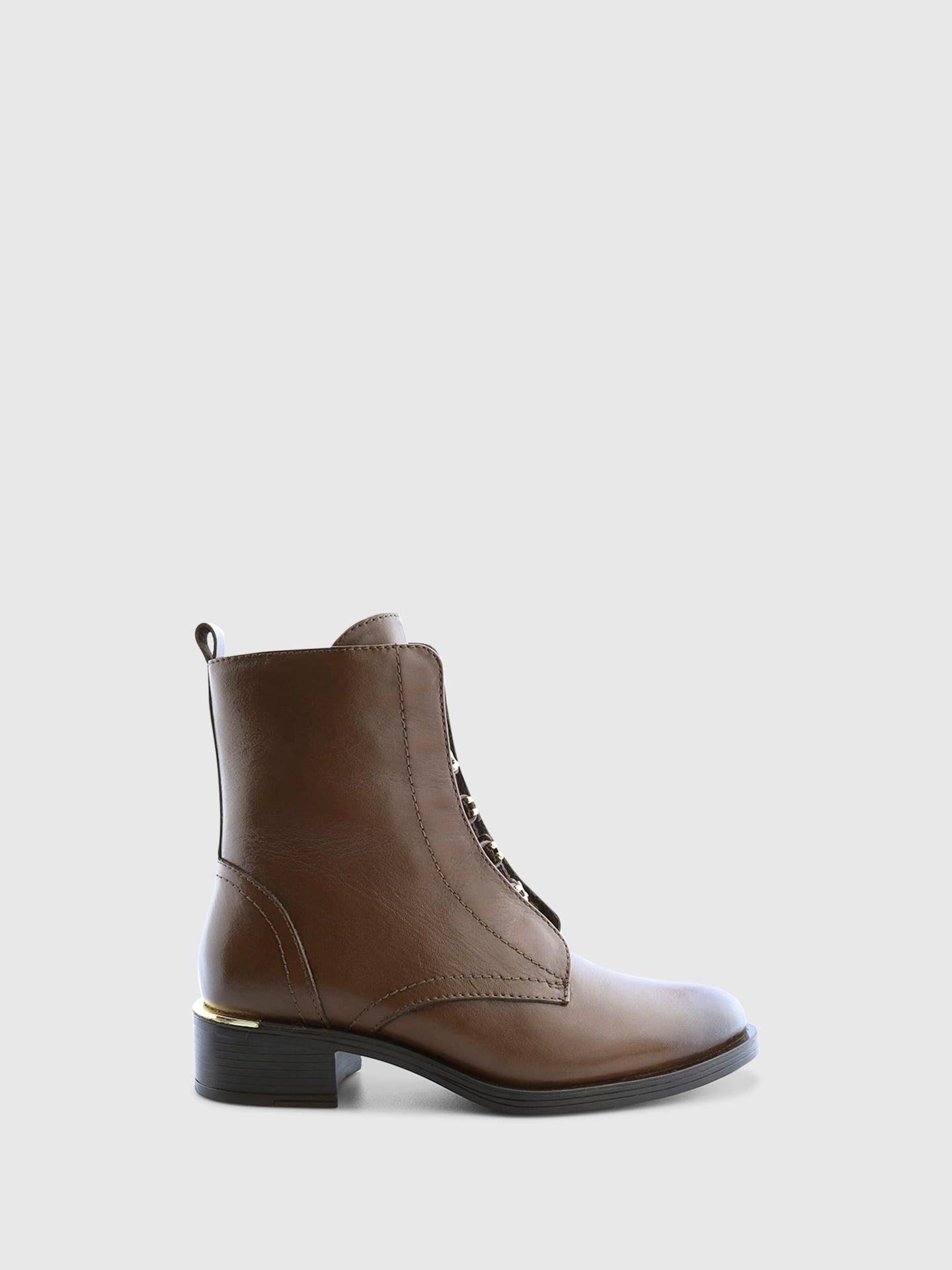 PARODI SHOES Botins com Fecho 95/LIVORNO Castanho