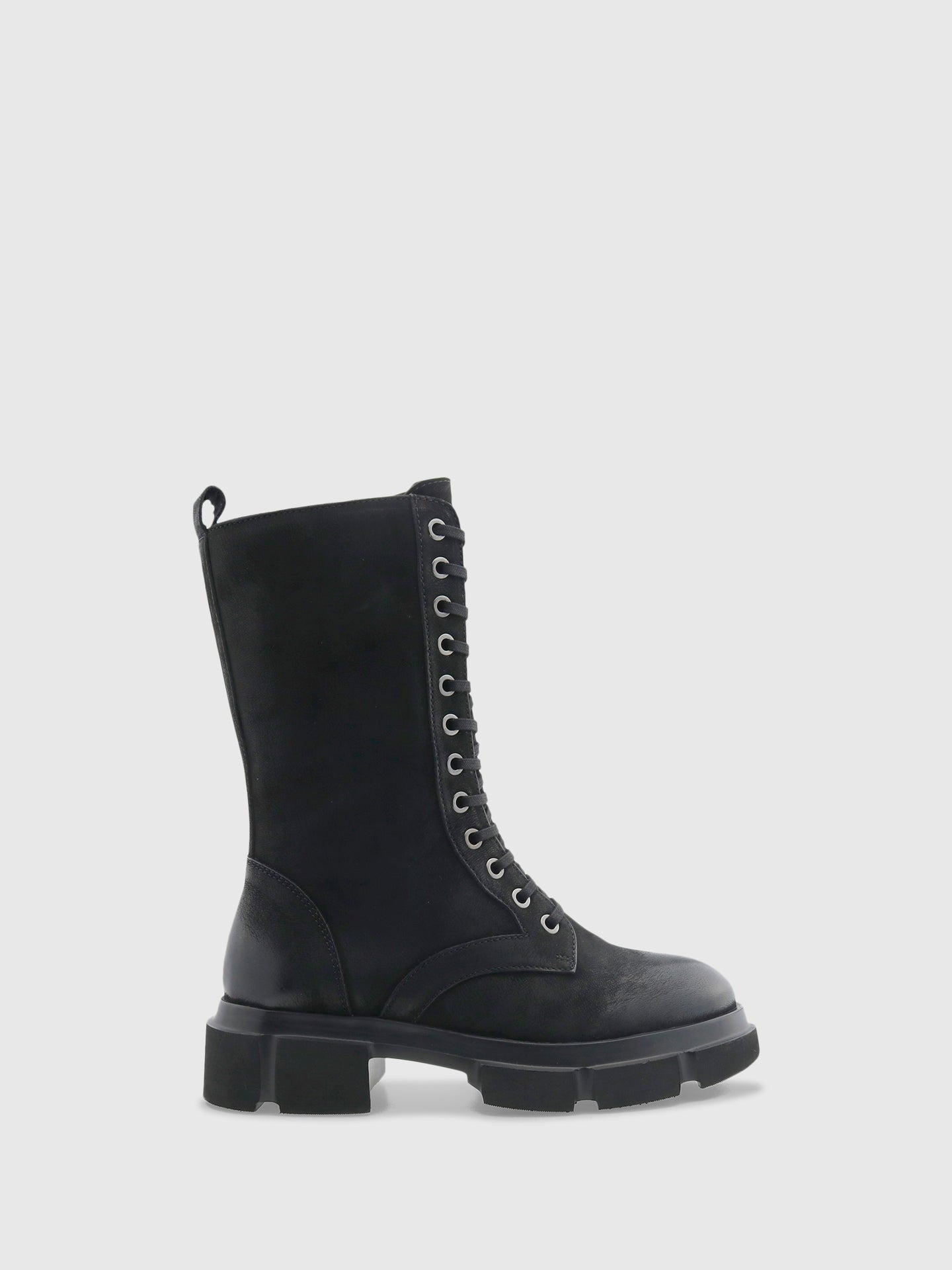 PARODI SHOES Botas com Atacadores em Preto