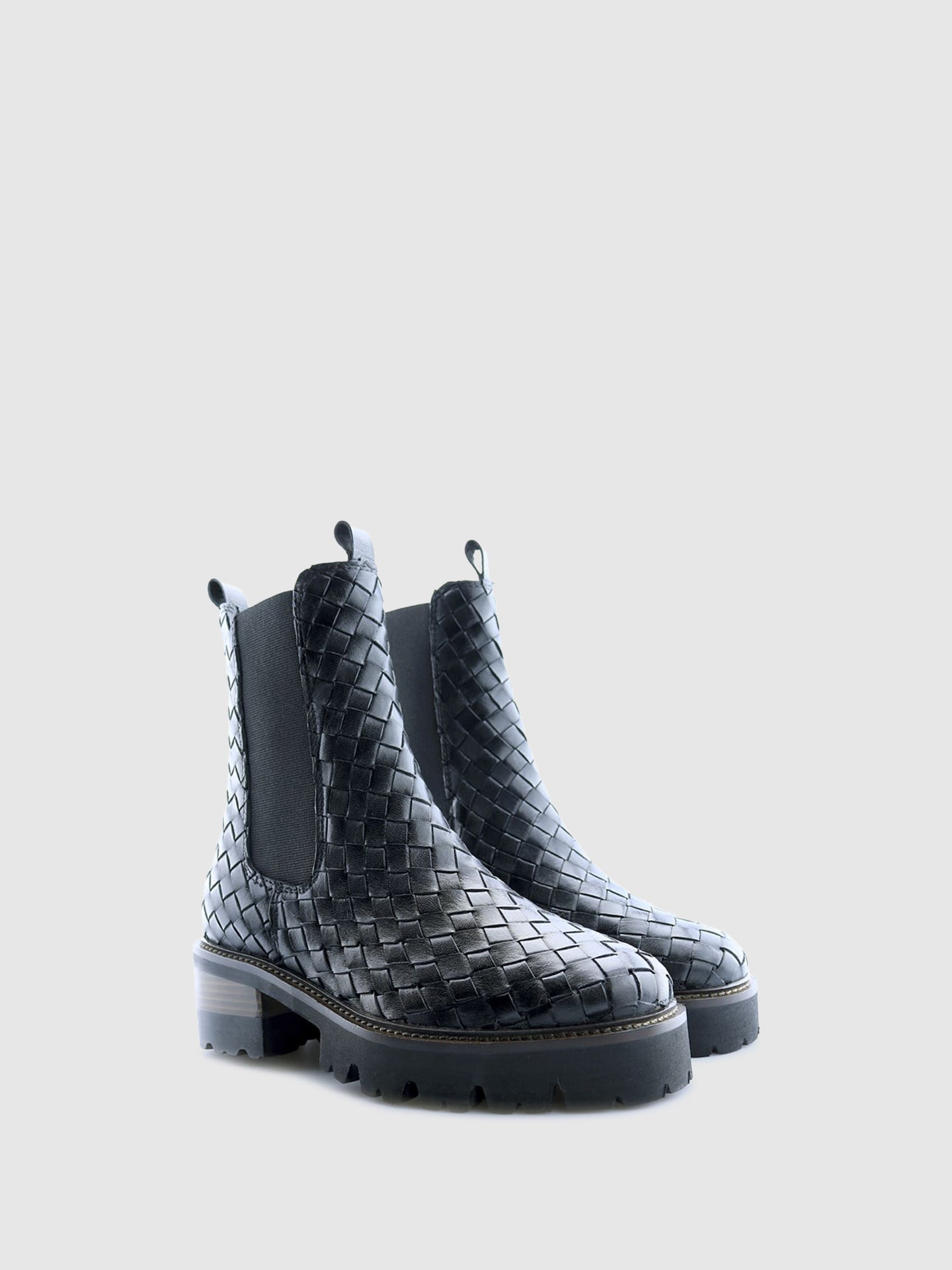 PARODI SHOES Botins Chelsea em Preto