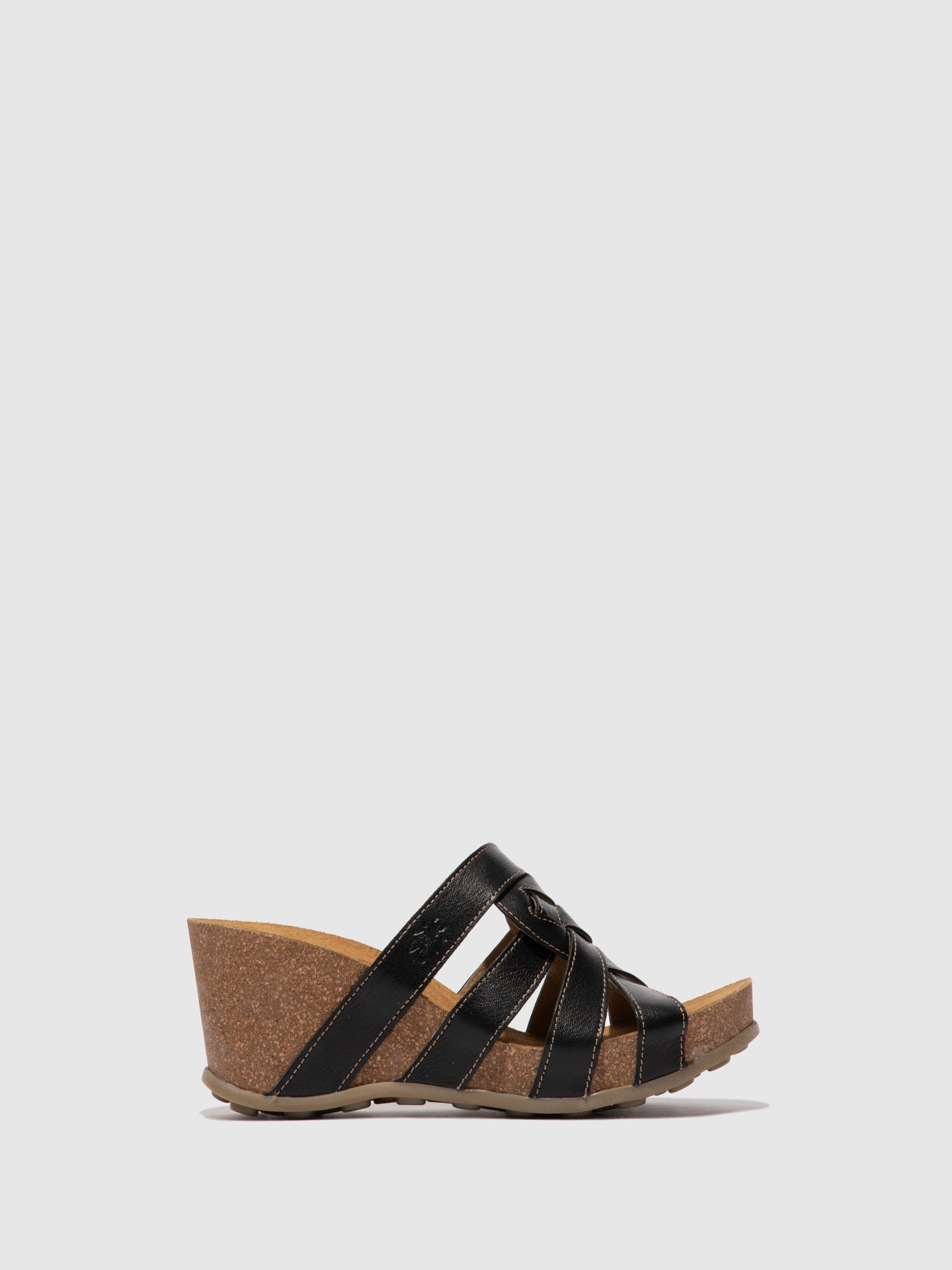 Fly London Mules com Tiras GILY774FLY MOUSSE BLACK