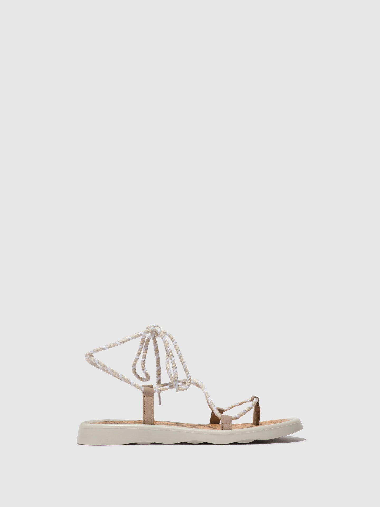 Fly London Sandálias com Atacadores TACE874FLY CONCRETE(OFFWHITE)