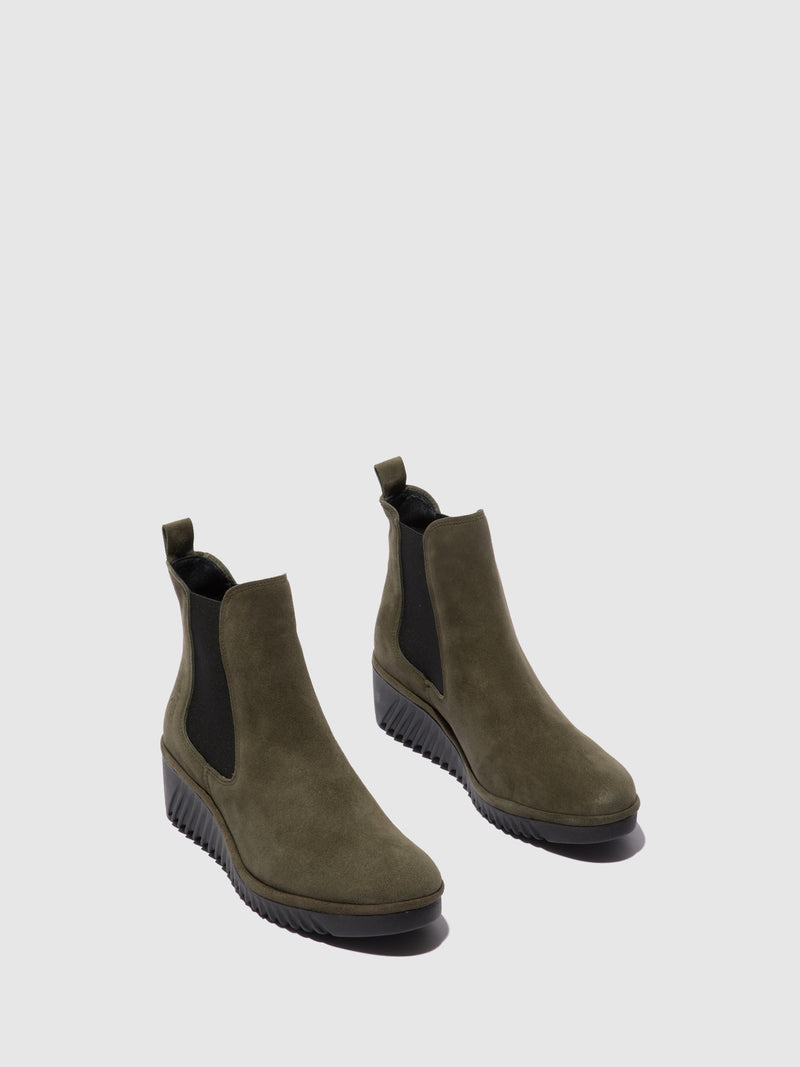 Fly London Botins Chelsea LITA229FLY SILKY ARMY