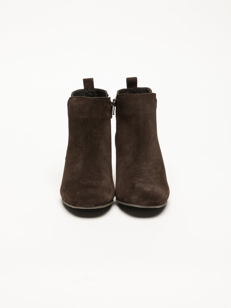 Foreva Botins com Elástico em Castanho