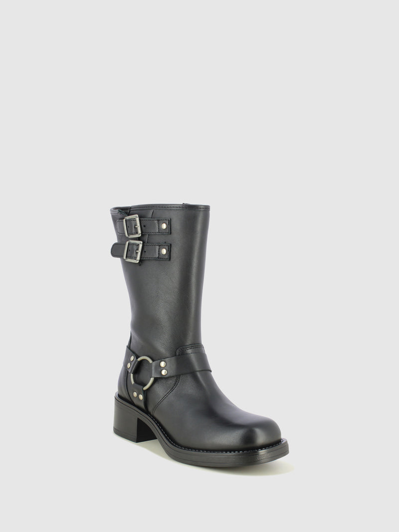 Foreva Botas Biker em Preto