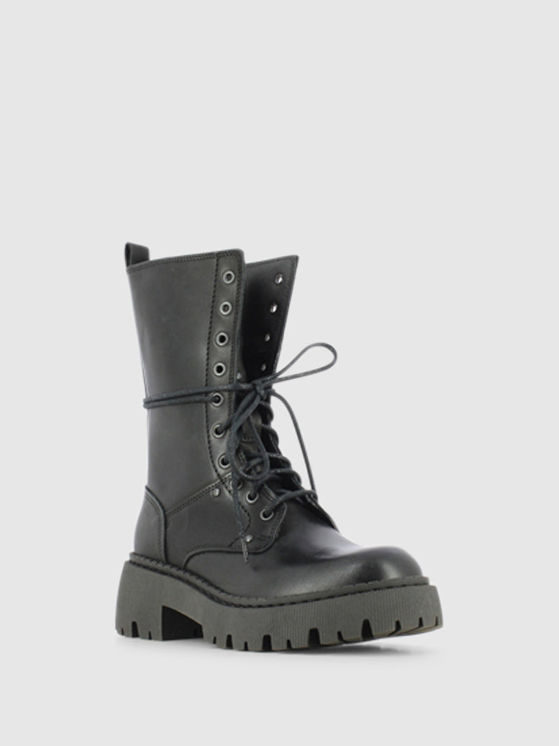 Foreva Botas com Atacadores em Preto