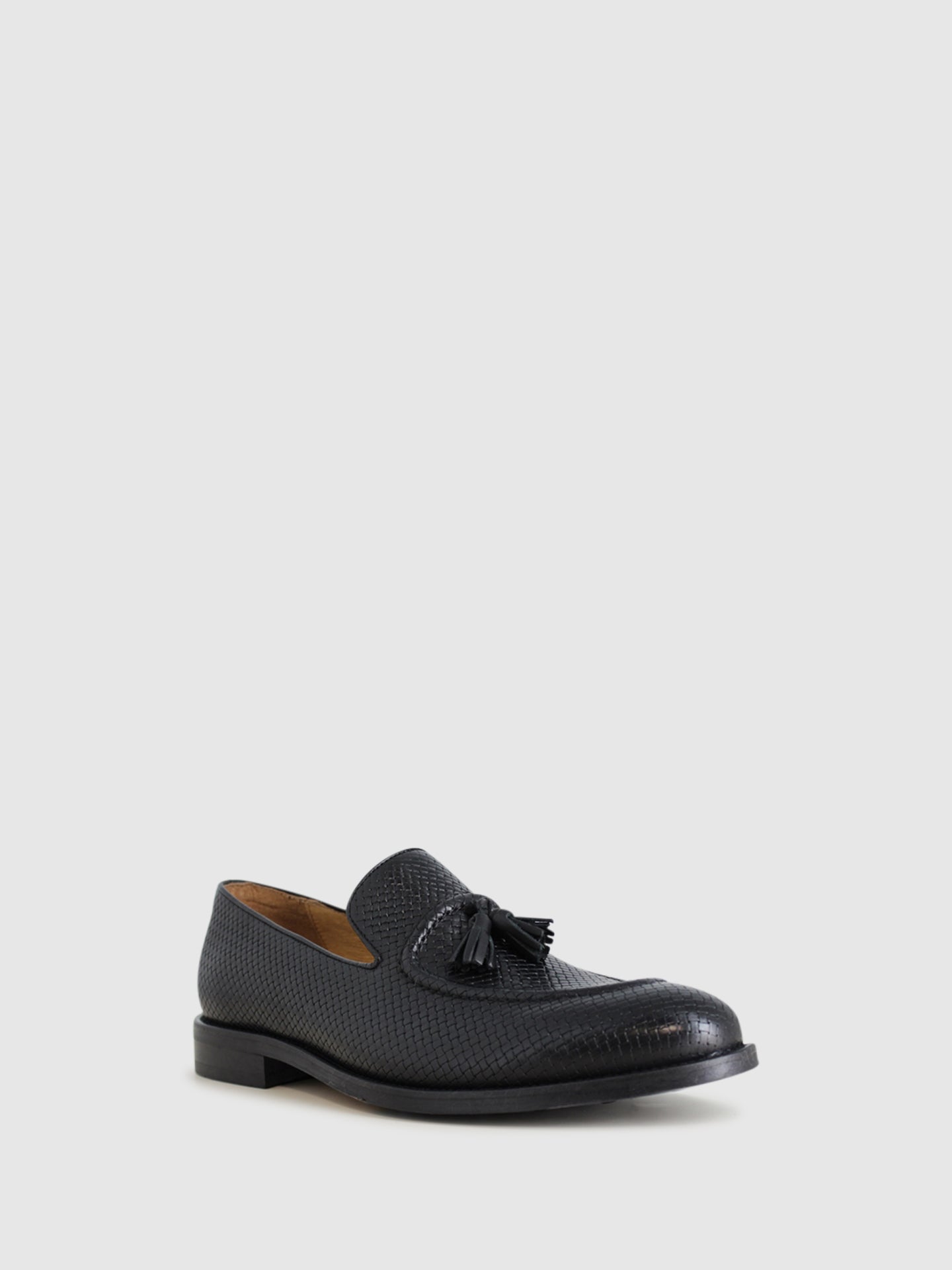 Foreva Loafers com Ponta Redonda em Preto
