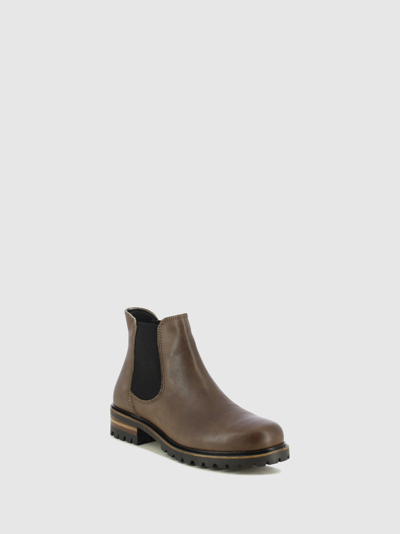 Foreva Botins Chelsea em Taupe