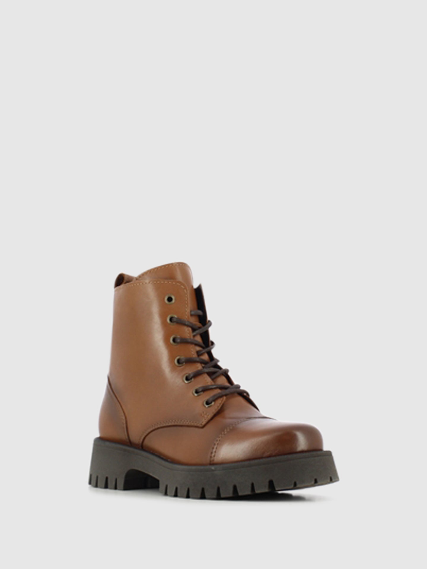 Foreva Botins com Atacadores em Cognac