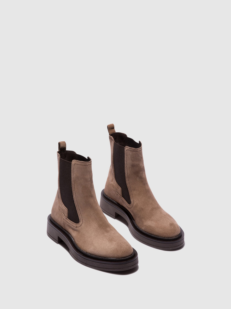 Foreva Botins Chelsea em Taupe