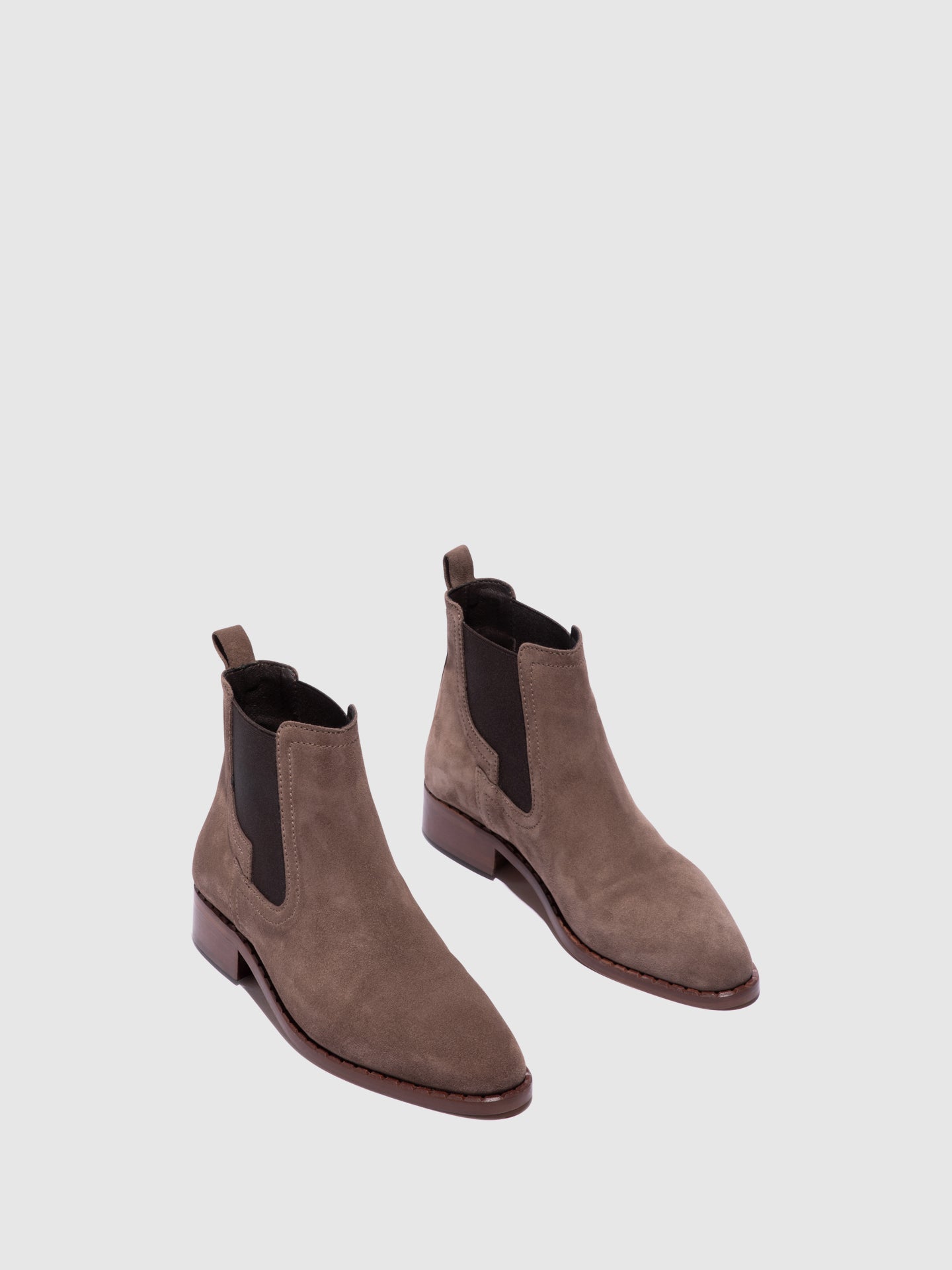 Foreva Botins Chelsea em Taupe