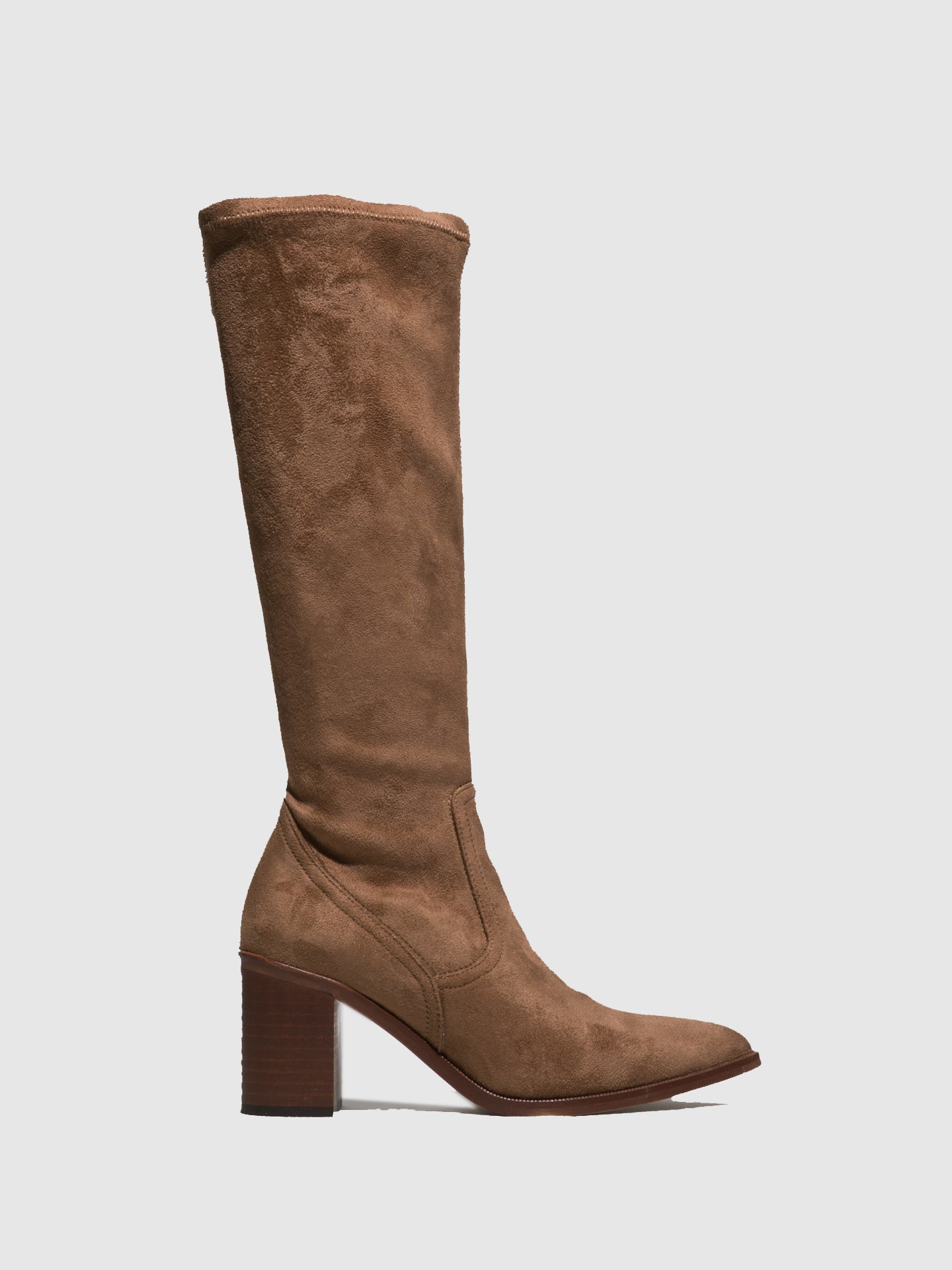 Foreva Botas Pontiagudas em Taupe