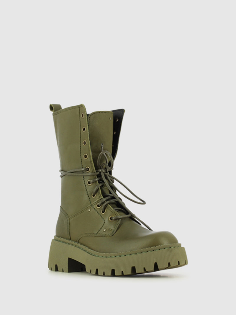 Foreva Botas com Atacadores em Khaki