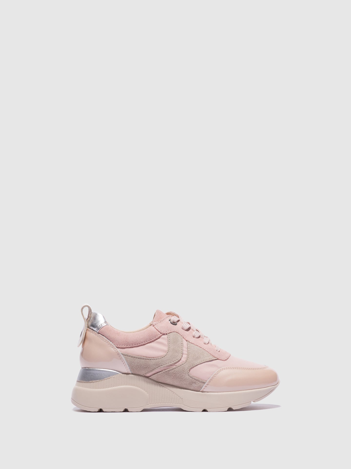 Foreva Pink Lace-up Trainers