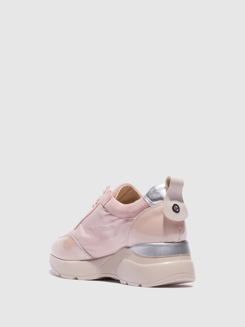 Foreva Pink Lace-up Trainers