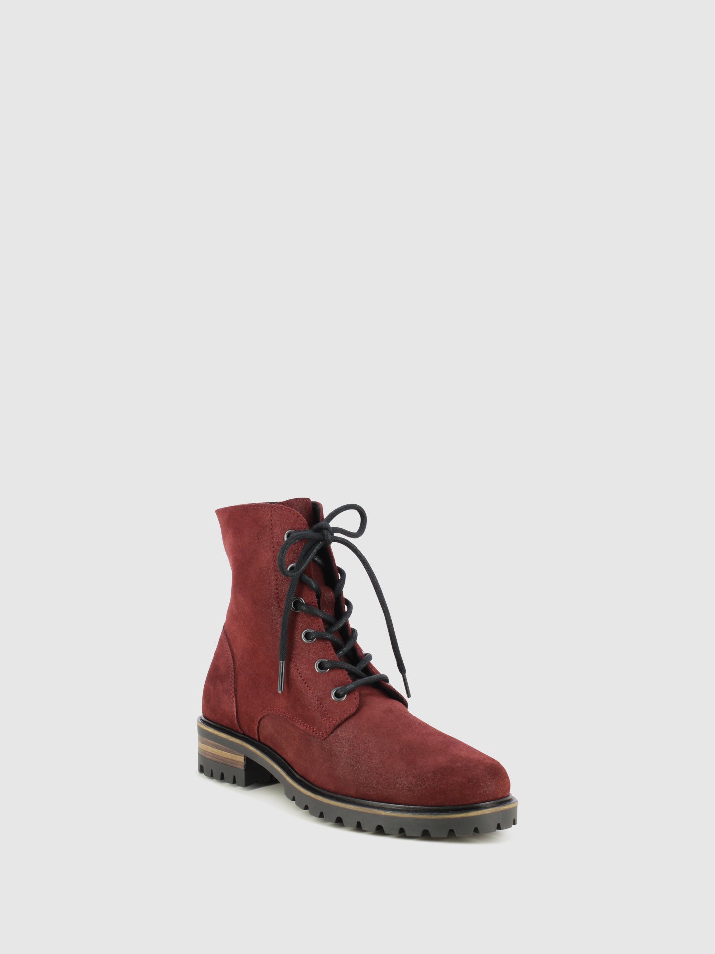 Foreva Botins com Atacadores em Cor de Vinho