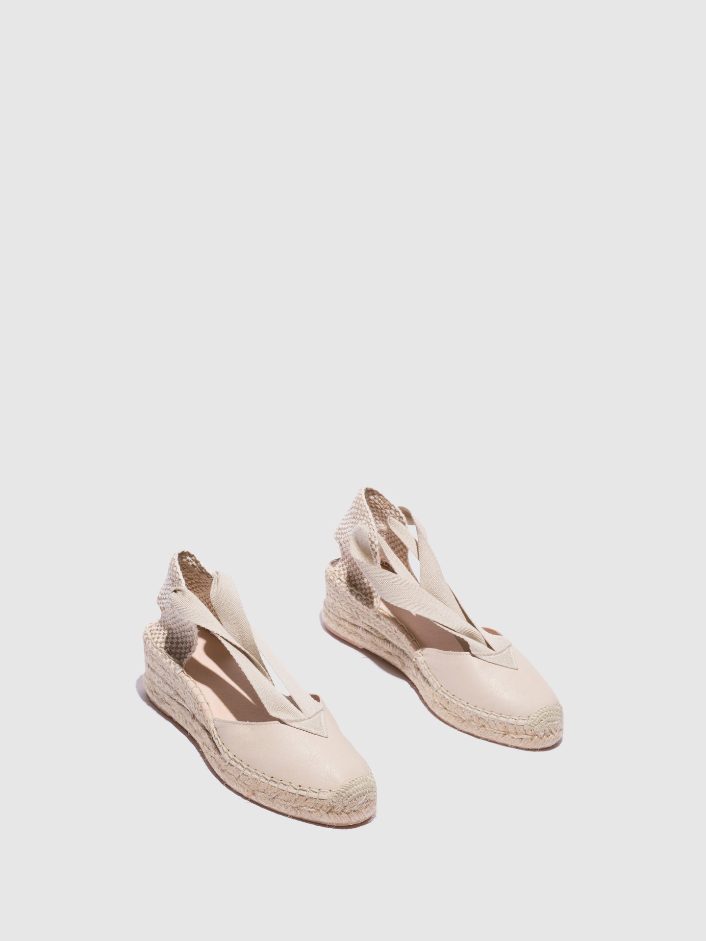 Foreva Beige Wedge Espadrilles