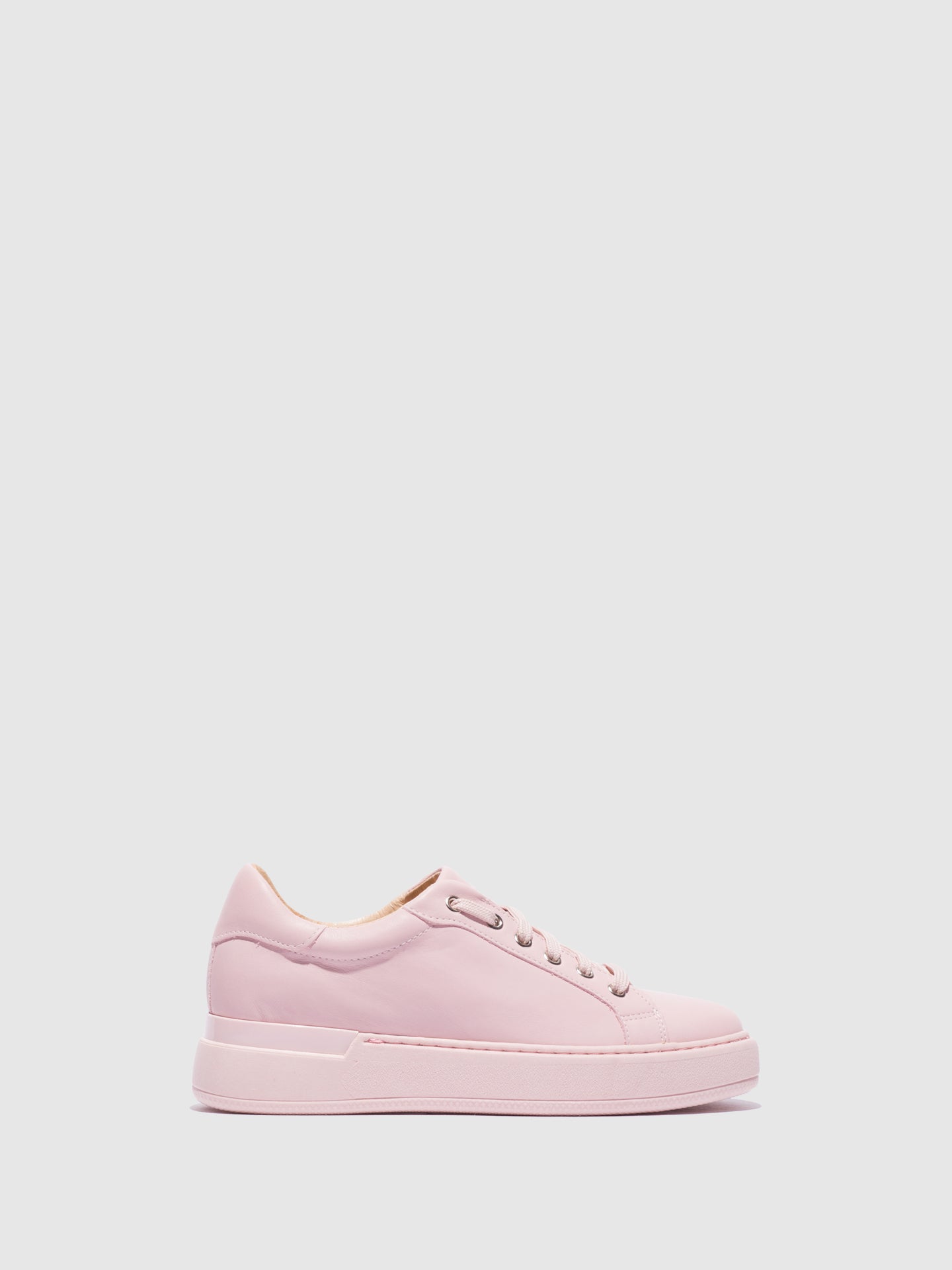 Fungi Pink Lace-up Trainers