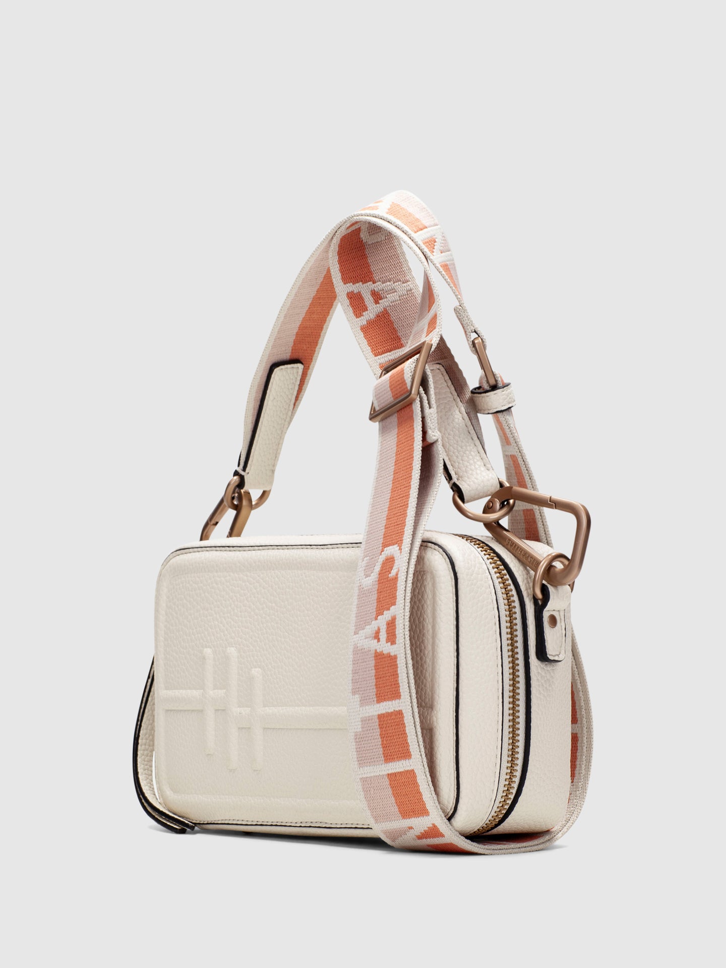 Hispanitas Clutch em Branco Cru