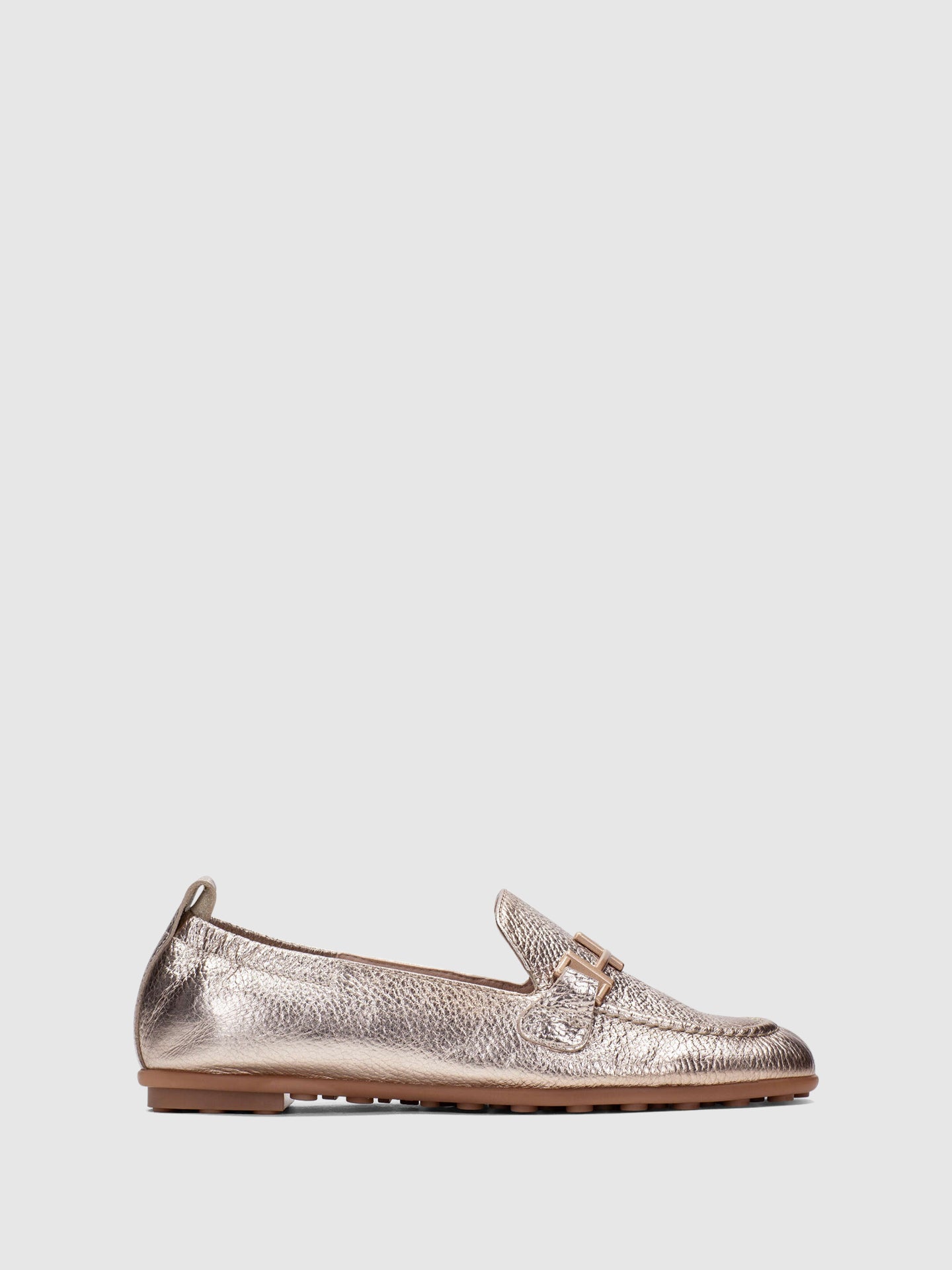 Hispanitas Sapatos Loafer em Champanhe