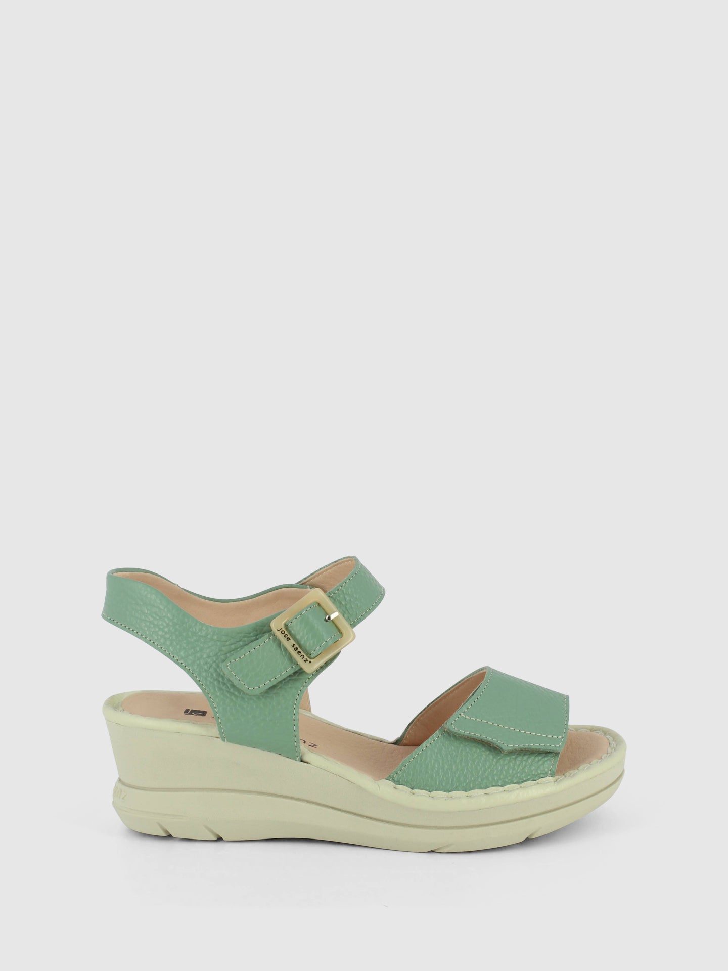 Jose Saenz Sandálias com Velcro em Azul Aquamarine