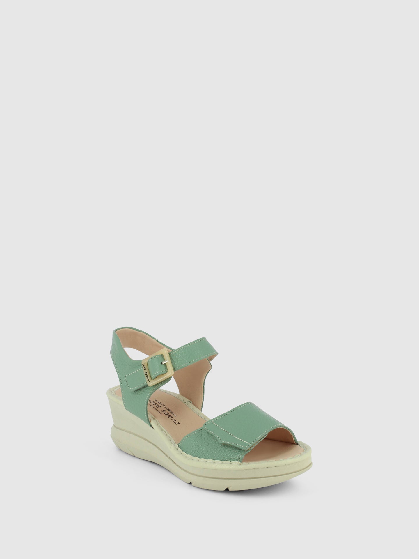 Jose Saenz Sandálias com Velcro em Azul Aquamarine