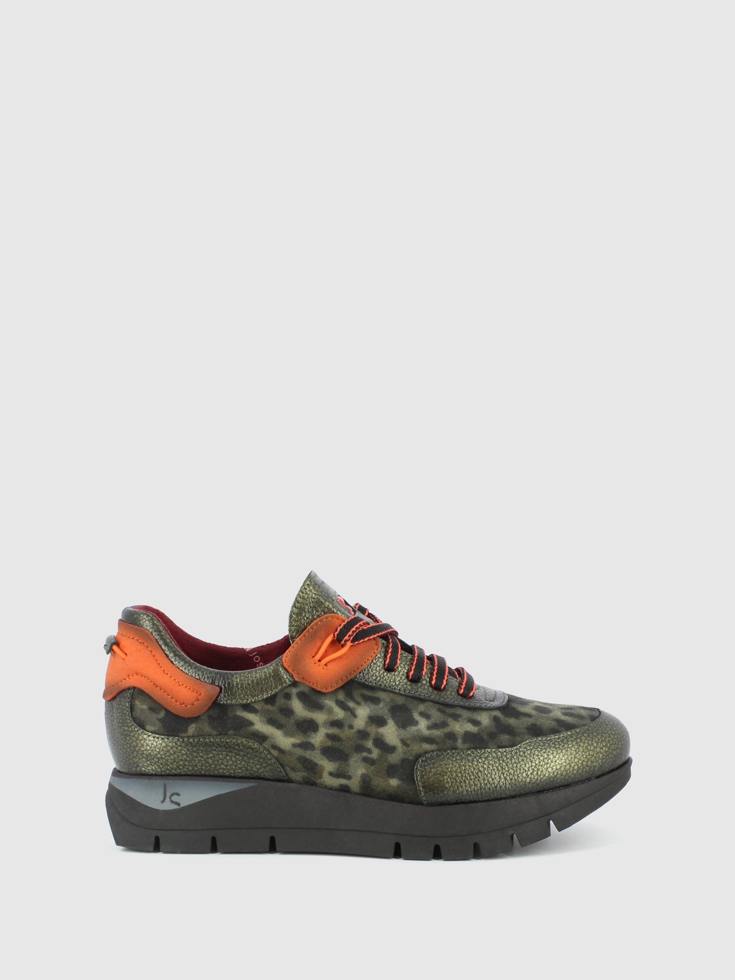 Jose Saenz Sapatos com Atacadores em Khaki