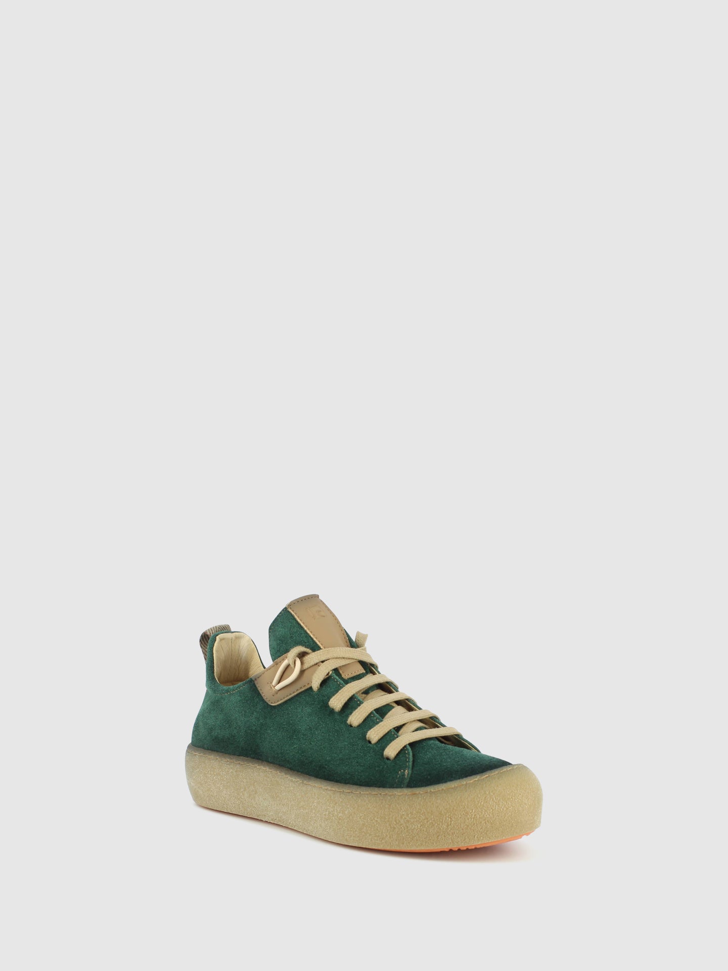 Jose Saenz Sapatos com Atacadores em Khaki