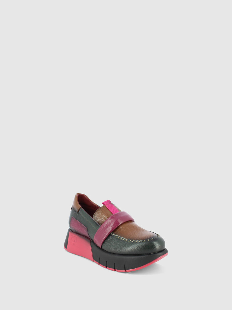 Jose Saenz Sapatos Mocassins em Verde