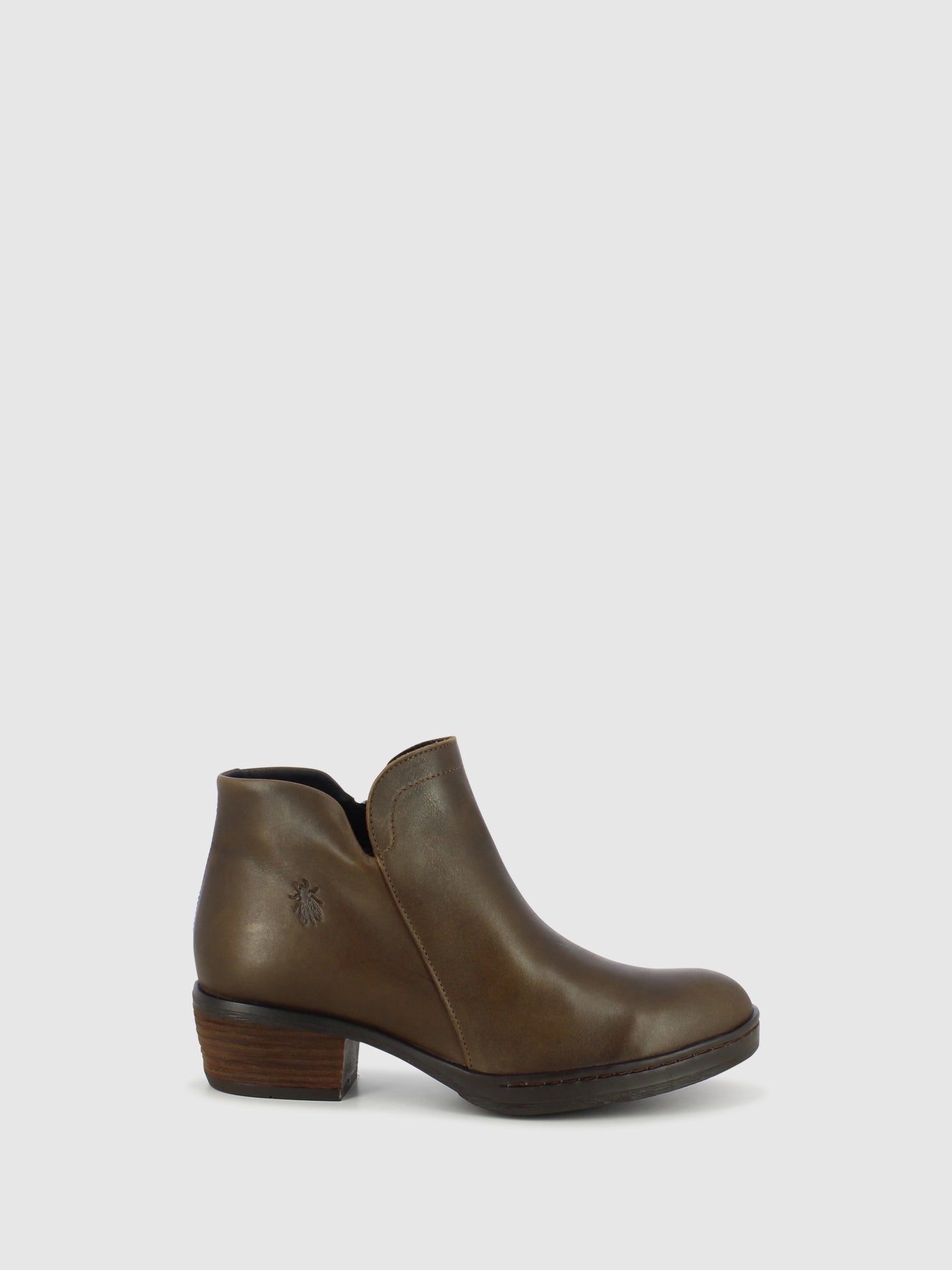 Fly London Botins com Fecho em Camel