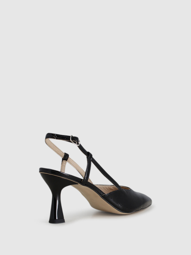Sofia Costa Sapatos de Salto em Preto